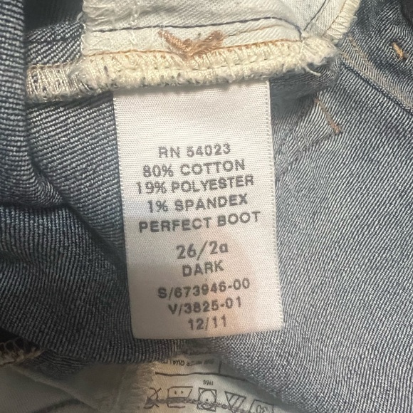 Gap womens mid-rise bootcut jeans, petite/ankle - Picture 4 of 4